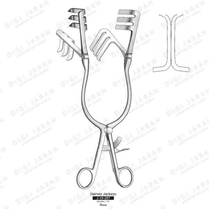 اکارتور بکمن هاورد جکسون J-19-297 surgicon 28cm